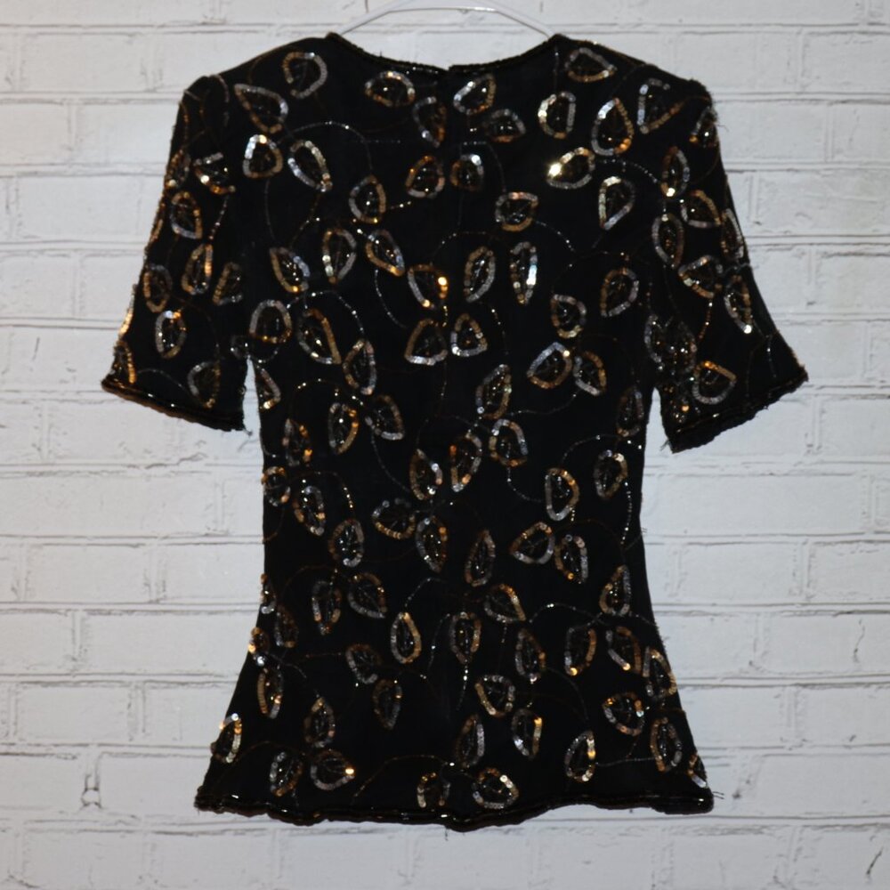 ✨ Stenay Embellished Evening Top · Size Small